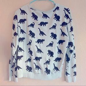 DIVIDED H&M Mint Dinosaur Sweater Cute and Fun